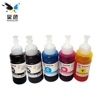 

5 pcs Dye Based Non OEM Refill Ink Kit 70ml for Epson L800 L801 L110 L200 L210 L300 L350 L355 L550 L555 printing Printers