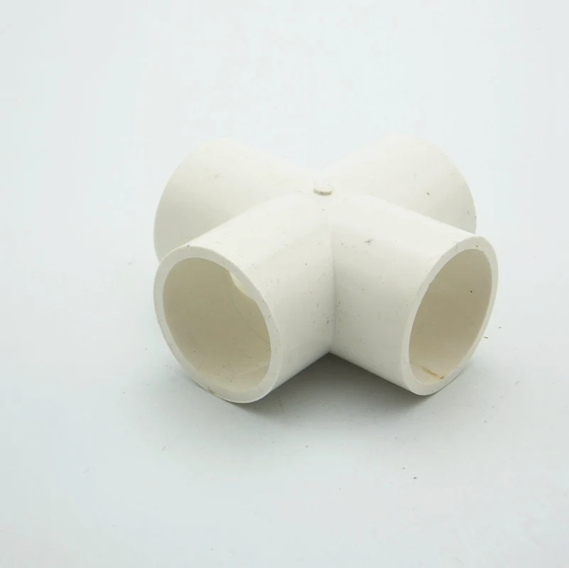 32mm Id Pvc 4 Way Cross Tube Joint Pipe Fitting Coupler Water Connector