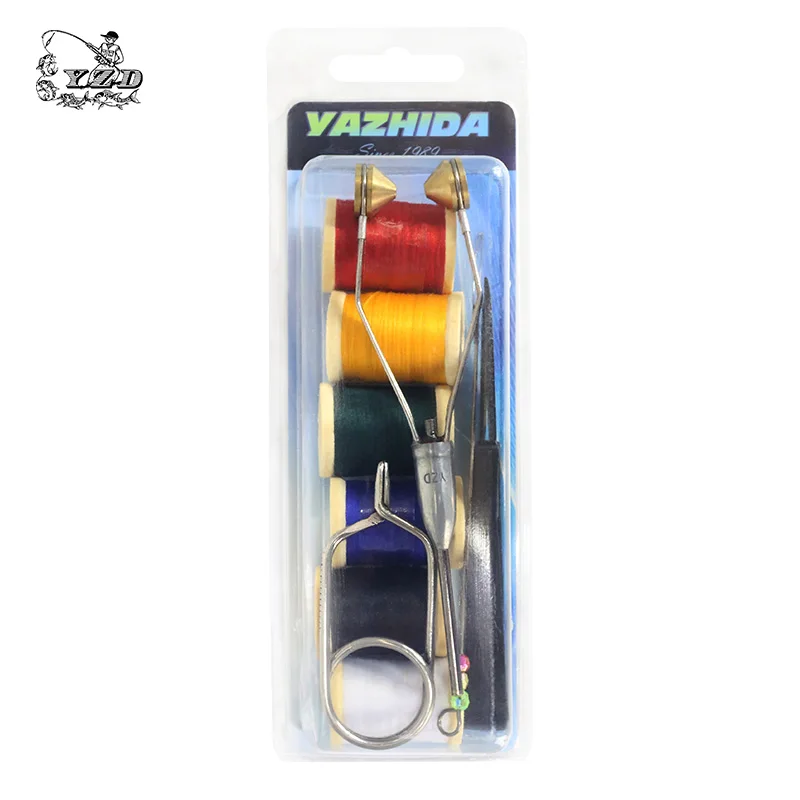Набор инструментов для вязания мушек комплект из 10 + 6 катушек|tying tool|fly tying toolsfly tools