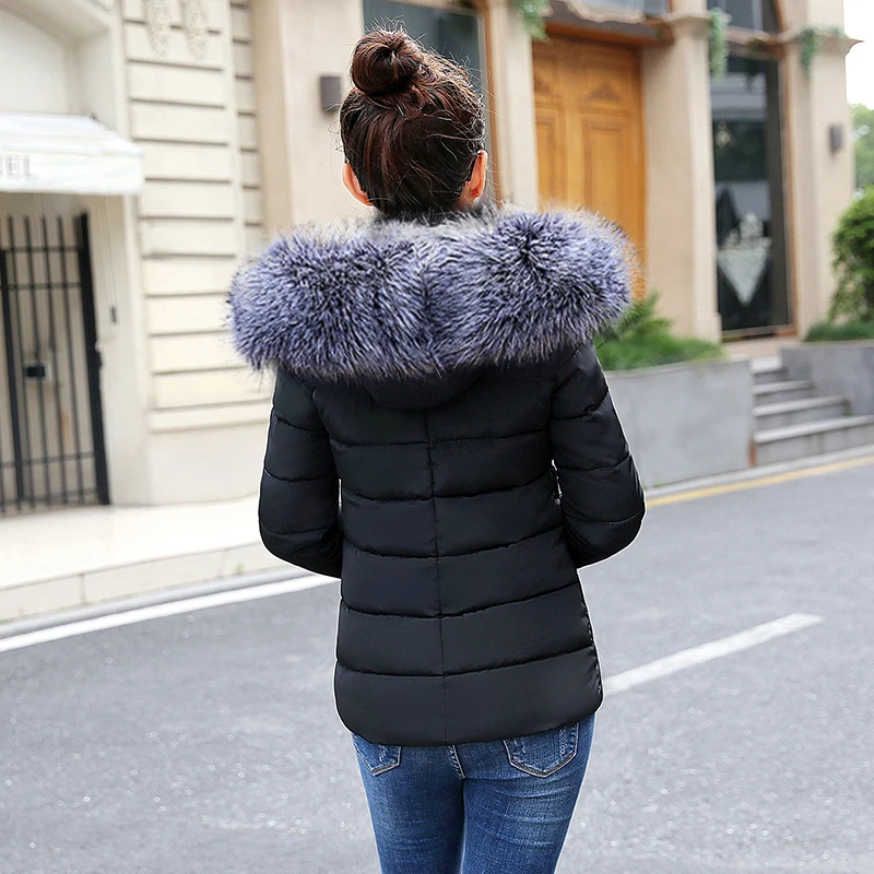 Зимнее женское пальто зимняя куртка женская парка из искусственного меха толстая верхняя одежда теплый пуховик Зимнее пальто женская теплая куртка