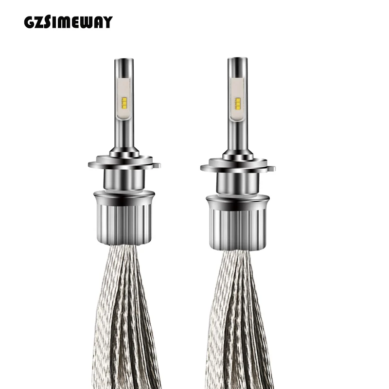 

Car H7 Led lights H3 H16 fog lamp H11 H8 h9 h27w 880 881 H7 H4 HB4 HB3 9005 6000K HIR2 55W tuning car universal led bulb 12V 24V