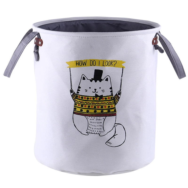 Elephant Cat Foldable Laundry Basket Waterproof Bathroom Dirty Clothes Storage Baskets For Toy Sundries Kids Room Organizers Storage Baskets Aliexpress