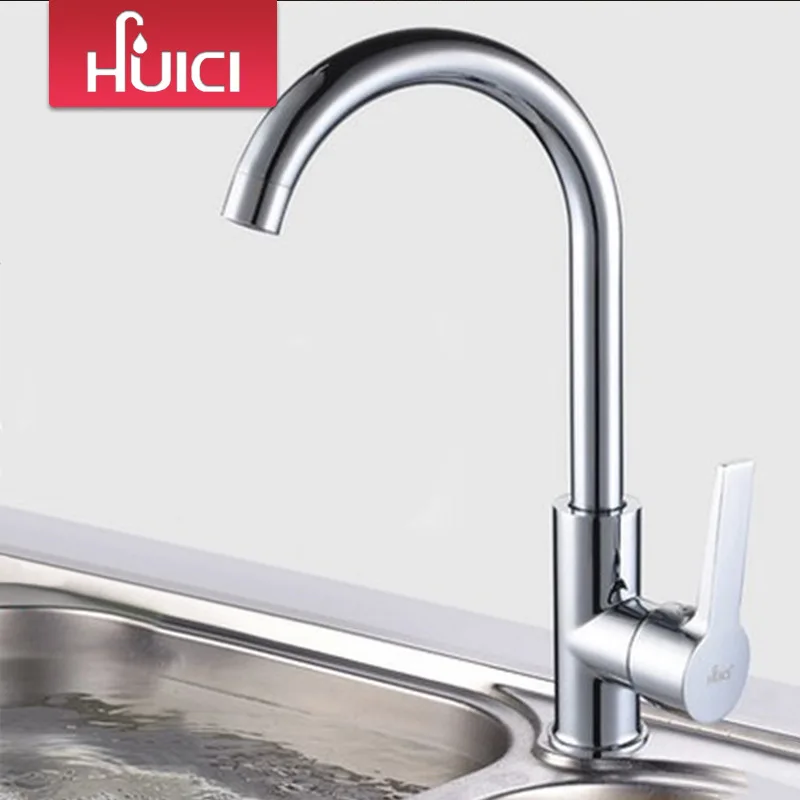 

360 degree rotatable Kitchen faucet polished silver chrome single handle hole basin faucet chrome deck mounted robinet cuisine