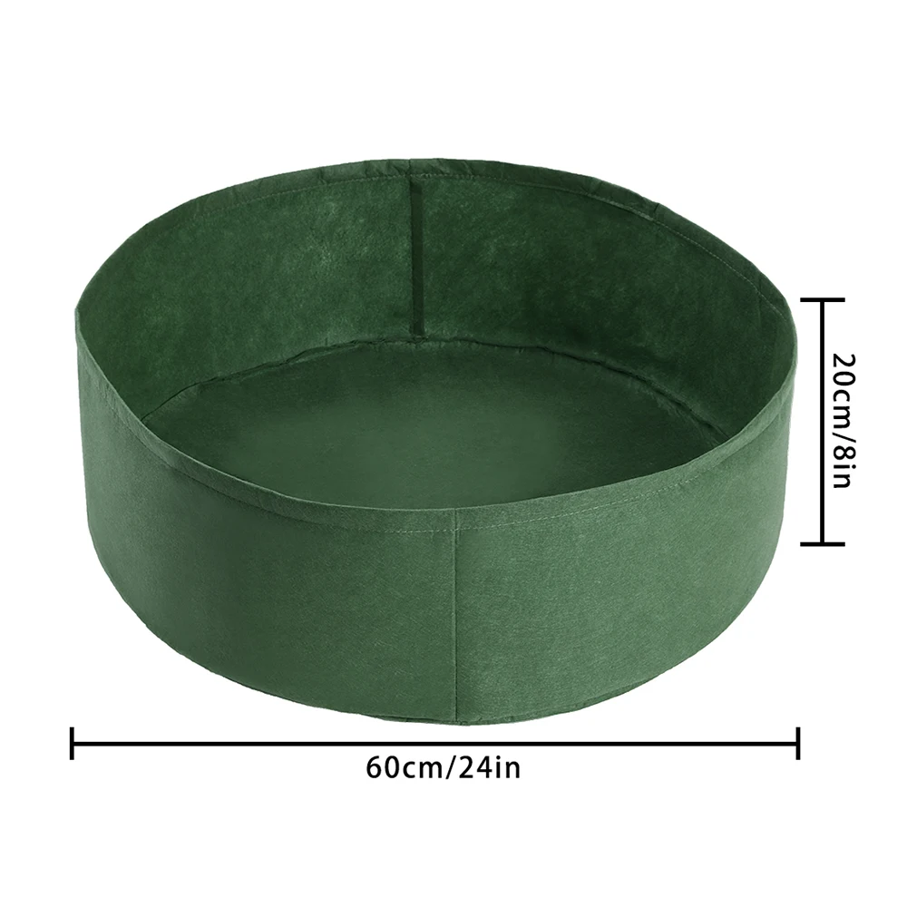 Garden Felt Grow Bag Green Planter Gardening Flower Extra Large Raised Planting Bed Seedling Nursery Grow Bags Growing Pot Garden Felt Grow Bag Green Planter Gardening Flower Extra Large Raised Planting Bed Seedling Nursery Grow Bags Growing Pot