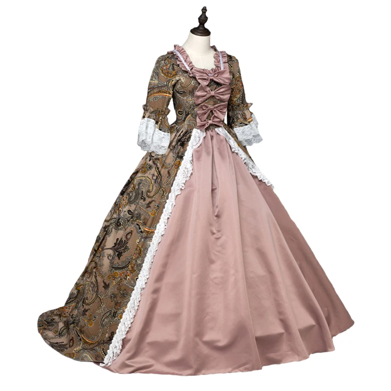 brocade ball gown
