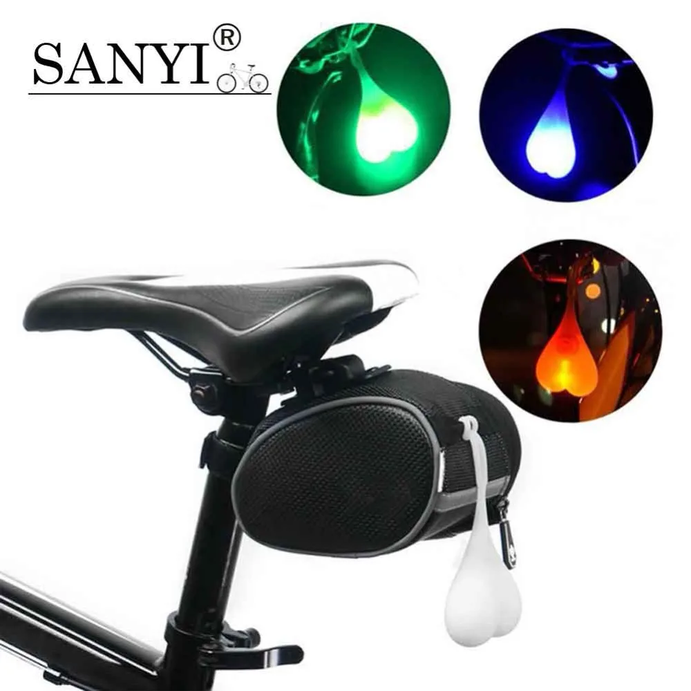 Cycling Balls Tail Silicone Light Creative Bike Waterproof Night