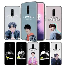 Stray Kids Woojin Chan Changbin Soft Black Silicone Case Cover for OnePlus 6 6T 7 Pro 5G Ultra-thin TPU Phone Back Protective