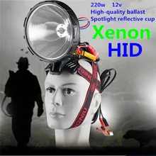 Flashlight Xenon Outdoor Headlamp Installation 220W Hunt Hid-55w Super-Bright Simple