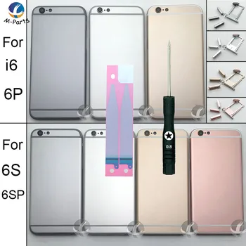 

For iPhone 6 6S 6 Plus 6S 6S Plus OEM AAA Metal Case Battery Cover Frame Housing Middle Chassis Lid Case Body Can Customize IMEI