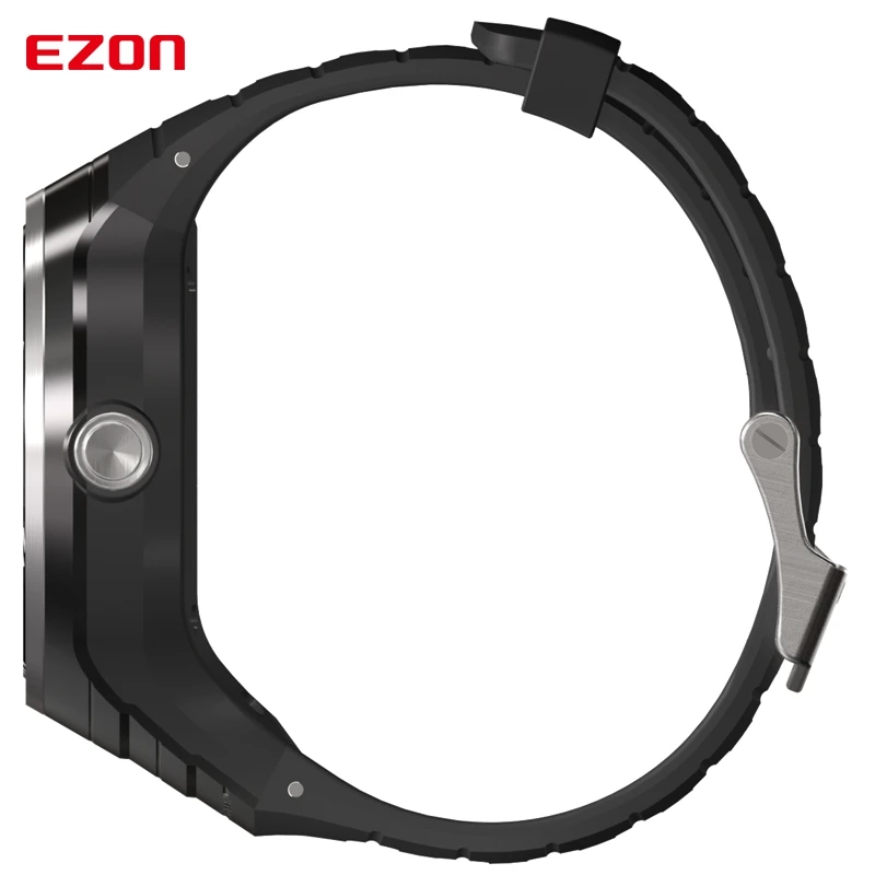 EZON gps Bluetooth 4 0 смарт цифровые часы Android 3 IOS 7 напоминание трекер Шагомер на открытом