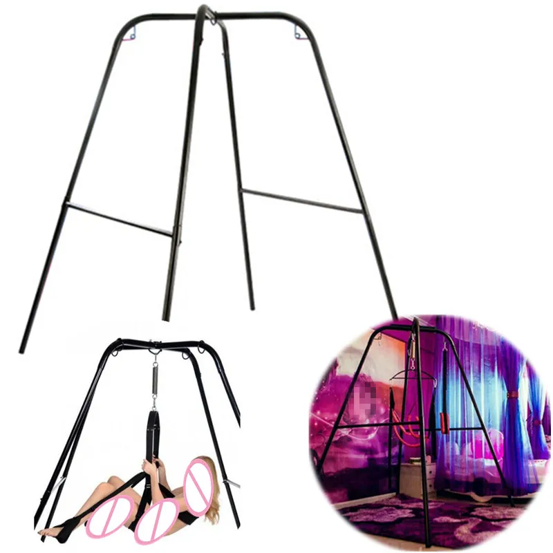 Sex Furniture Multipurpose Swing Bracket Sex Swing Sling Metal Frame Hammock Shelf Adult Game Toys for Women E5-3-1