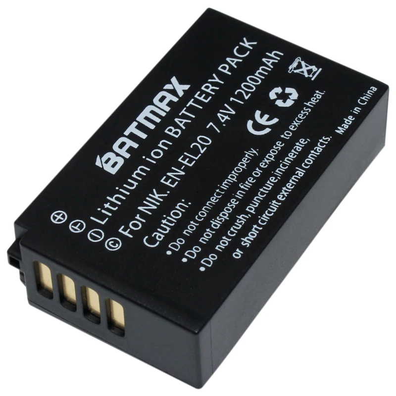 1 Pc EN EL20 EN EL20 ENEL20 Rechargeable Camera Battery for Nikon EN