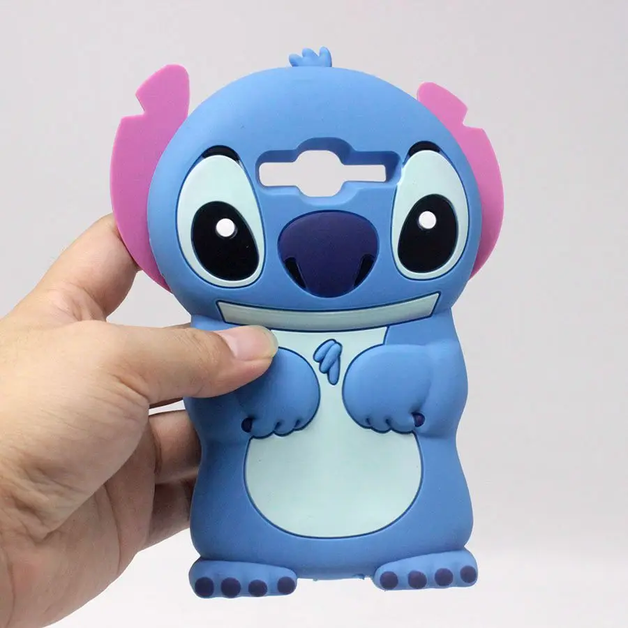 

Cute Cartoon Soft Silicone Case For Samsung Galaxy J1 ACE mini J2 J3 J5 J7 2016 A5 A7 Luxury Stitch Mobile Phone Cases Cover Bag