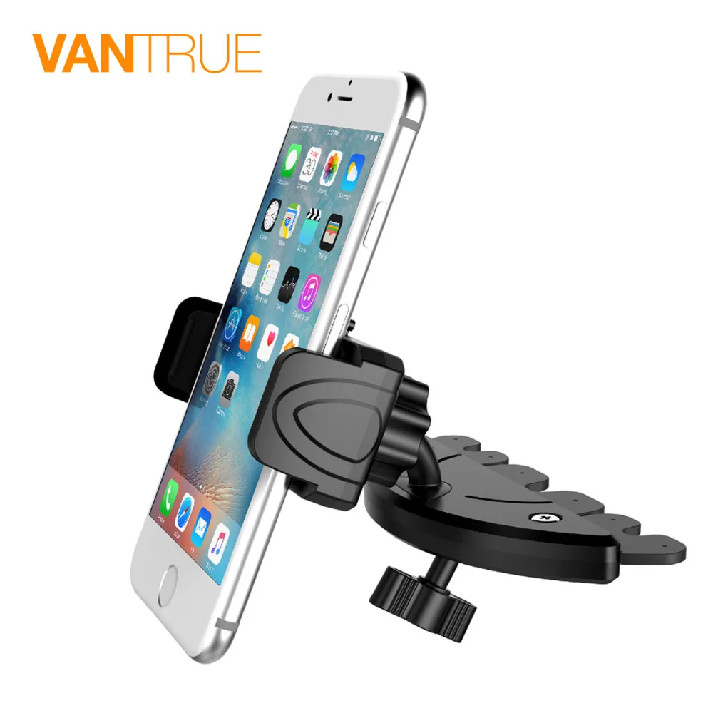 Original Vantrue M4 CD Slot Car Mount with Quick Release Button for iPhone 7 Plus/7/6S Galaxy S8 ...