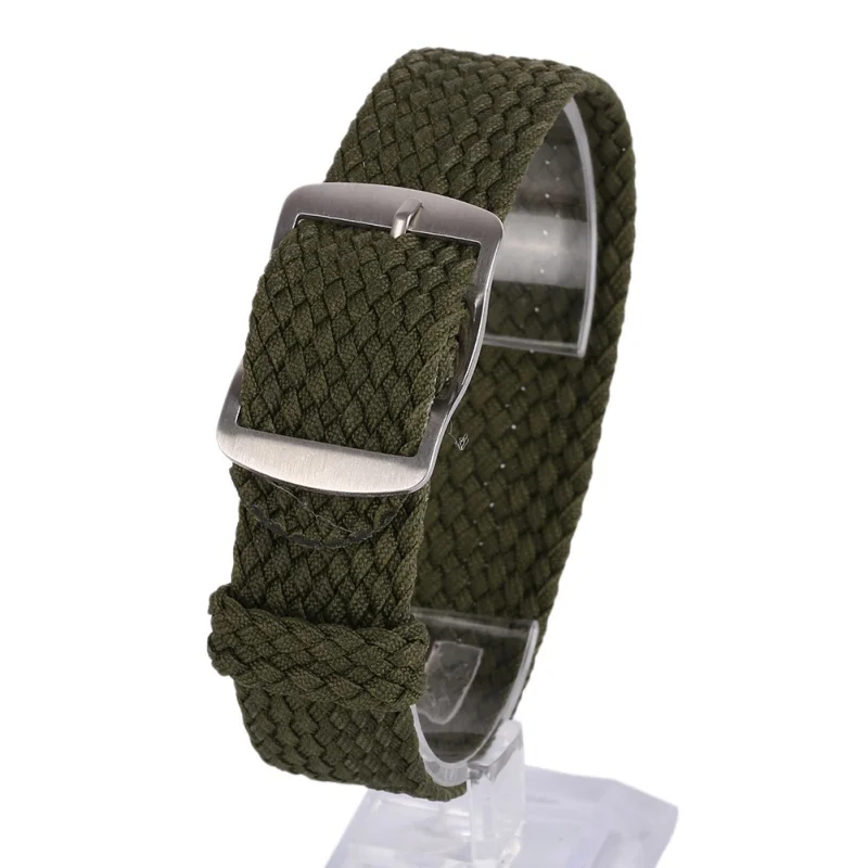 

Unisex Watch Band Strap 16 18 20 22 mm Adjustable Nylon Quick Release Wristband Bands Replacement 9Colors Watch Strap H8