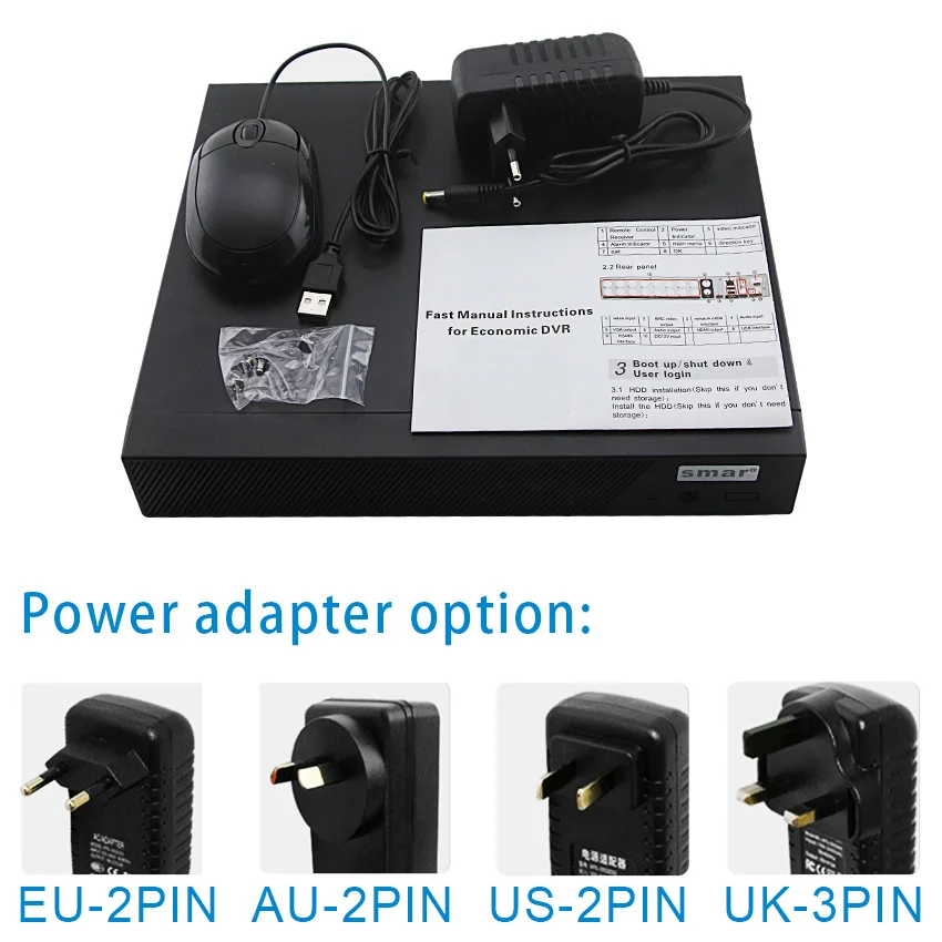 Видеорегистратор H.265 16CH 5MP/8CH 4MP/4CH 5MP CCTV NVR Hi3536D securet ONVIF Cloud P2P электронная почта