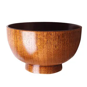 

Wooden Bowl for Rice Soups Desserts Ice Cream and Antifreeze Asian Style