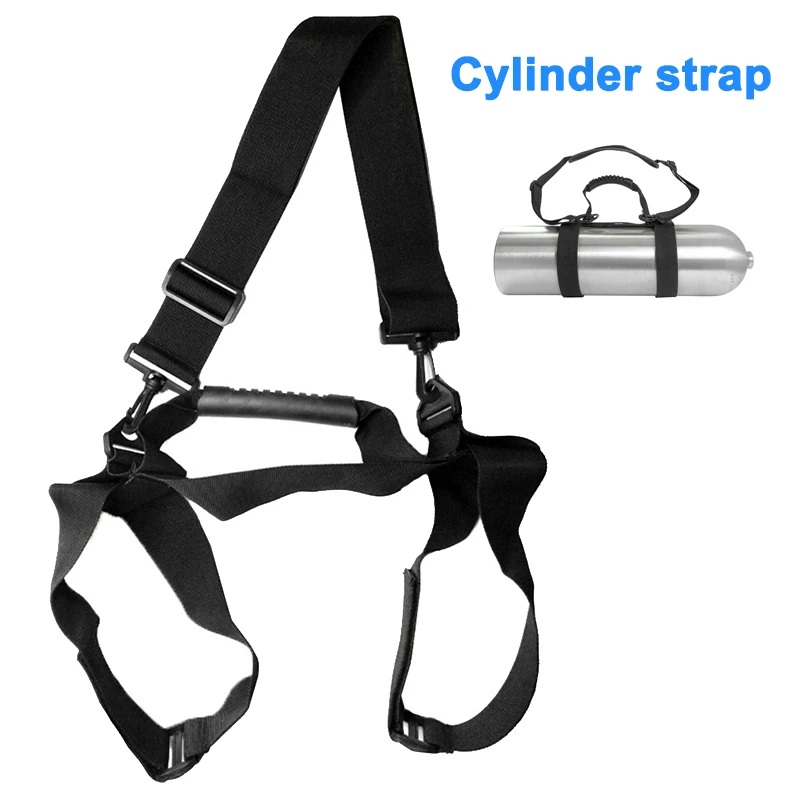 

Adjustable Diving Tank Carrier with Shoulder Strap for Air Cylinder Bottle &T8