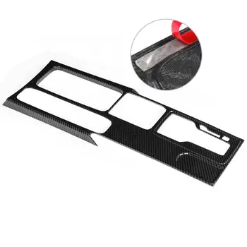

Carbon Fiber Style Console Gear Shift Panel Trim Cover Fit for Mitsubishi Eclipse Cross 2018 araba aksesuar
