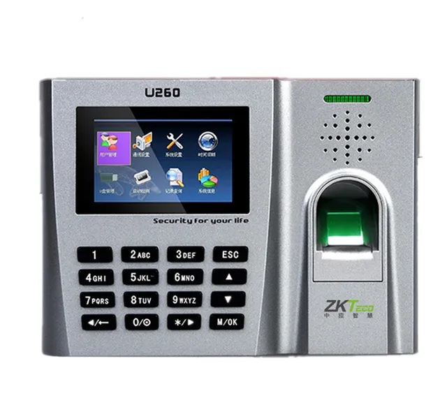 tcp ip 125khz rfid card and fingerprint time attendance system zk