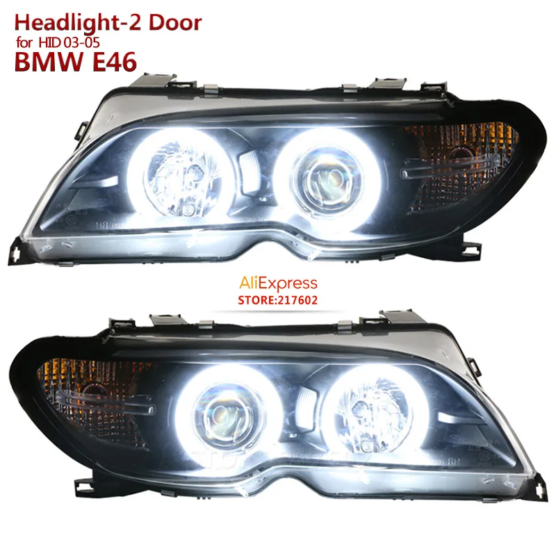 

2003-2005 for BMW Original with Hid/xenon 3-Series E46 2 Door 320i 328i 325i Angel eye headlights Assembly Top Quality