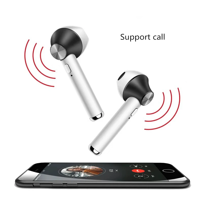 Беспроводные Bluetooth наушники стерео вкладыши мини беспроводные Спортивные с
