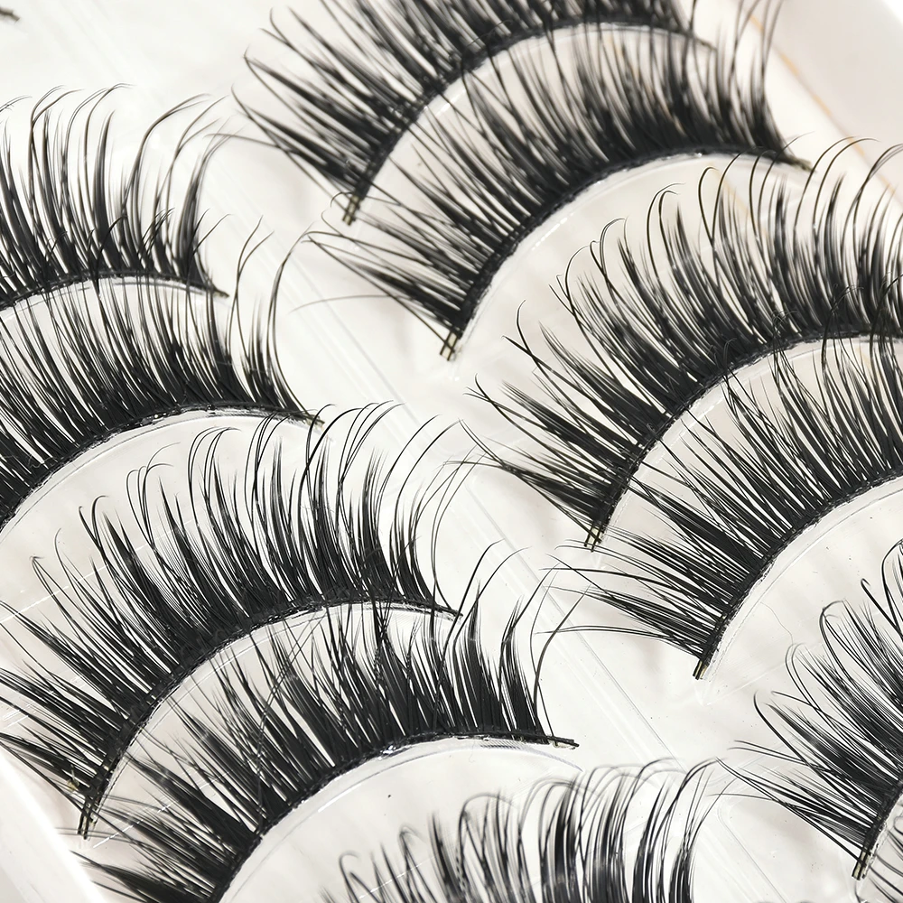 High Quality 10 pairs natural false eyelashes fake lashes long makeup 3d mink lashes eyelash extension mink eyelashes for beauty