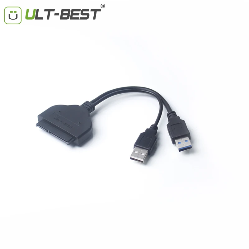 Сверхлучший адаптер SATA USB 3 0 к серии ATA 22pin кабель конвертер внешний жесткий диск