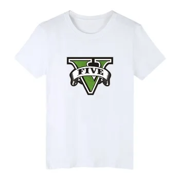 Grand Theft Auto V GTA 5 4XL Men Summer T Shirts Cool and GTA5 Men TShirt Colorful Print T-shirt in Couples Tee Shirt Plus Size