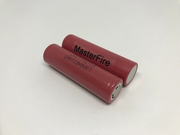 

MasterFire 18PCS/LOT 100% Original LG 3.7V ICR18650 HE2 2500mAh 18650 Battery High Drain pulse 35A E-Cigs Lithium Batteries