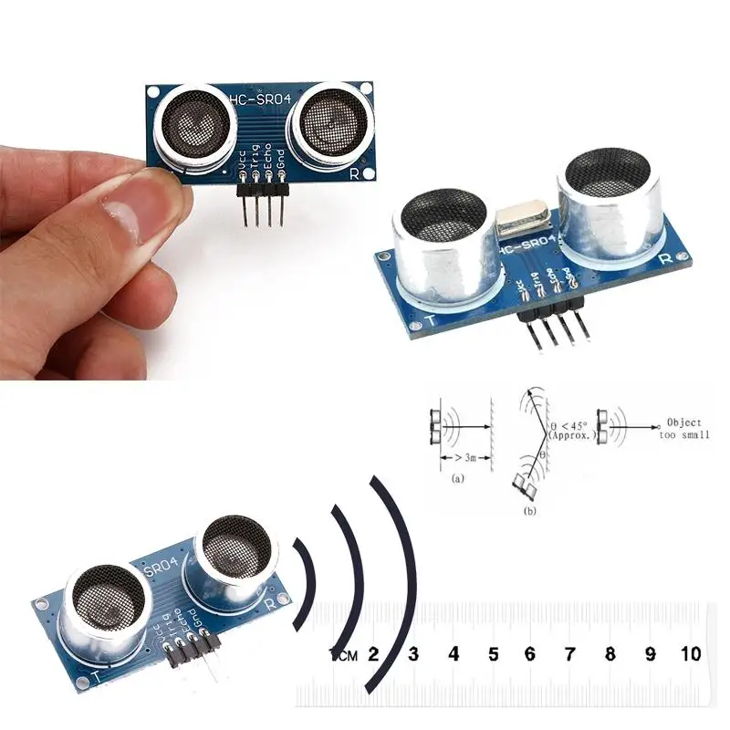 

Gasky HC-SR04P Ultrasonic Sonar Distance Measurement Measuring Ranging Transducer Sensor Module 3-5.5V Wide Voltage Performance