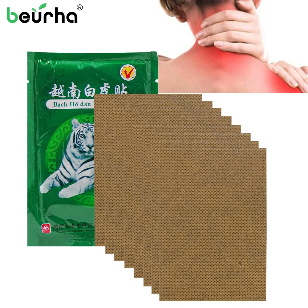 

48PCS Vietnam White Tiger Balm Medical Plaster Rheumatoid Arthritis Joint Pain Relief Neck Back Body Muscle Patches Sticker
