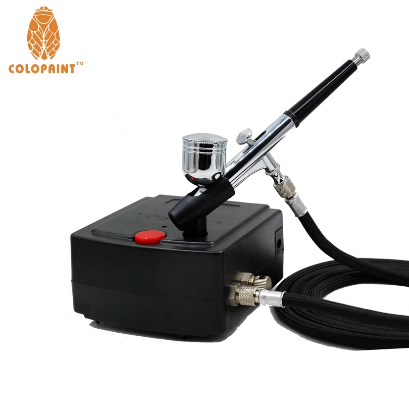 Colo paint 0 3 мм Насадка 7CC Макияж Аэрограф система Комплект для дизайна ногтей макияж