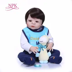 NPK 22 дюймовые куклы Reborn Детские игрушки милые DIY куклы мальчик и девочка Brinquedos подарки Детские игрушки