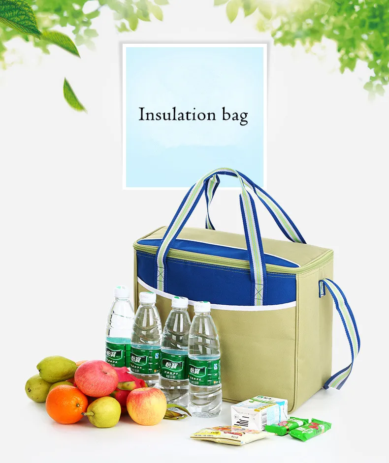 Уличная сумка для ланча, термоизолированная сумка для пикника, Детская Термосумка для женщин или мужчин, Термосумка-холодильник