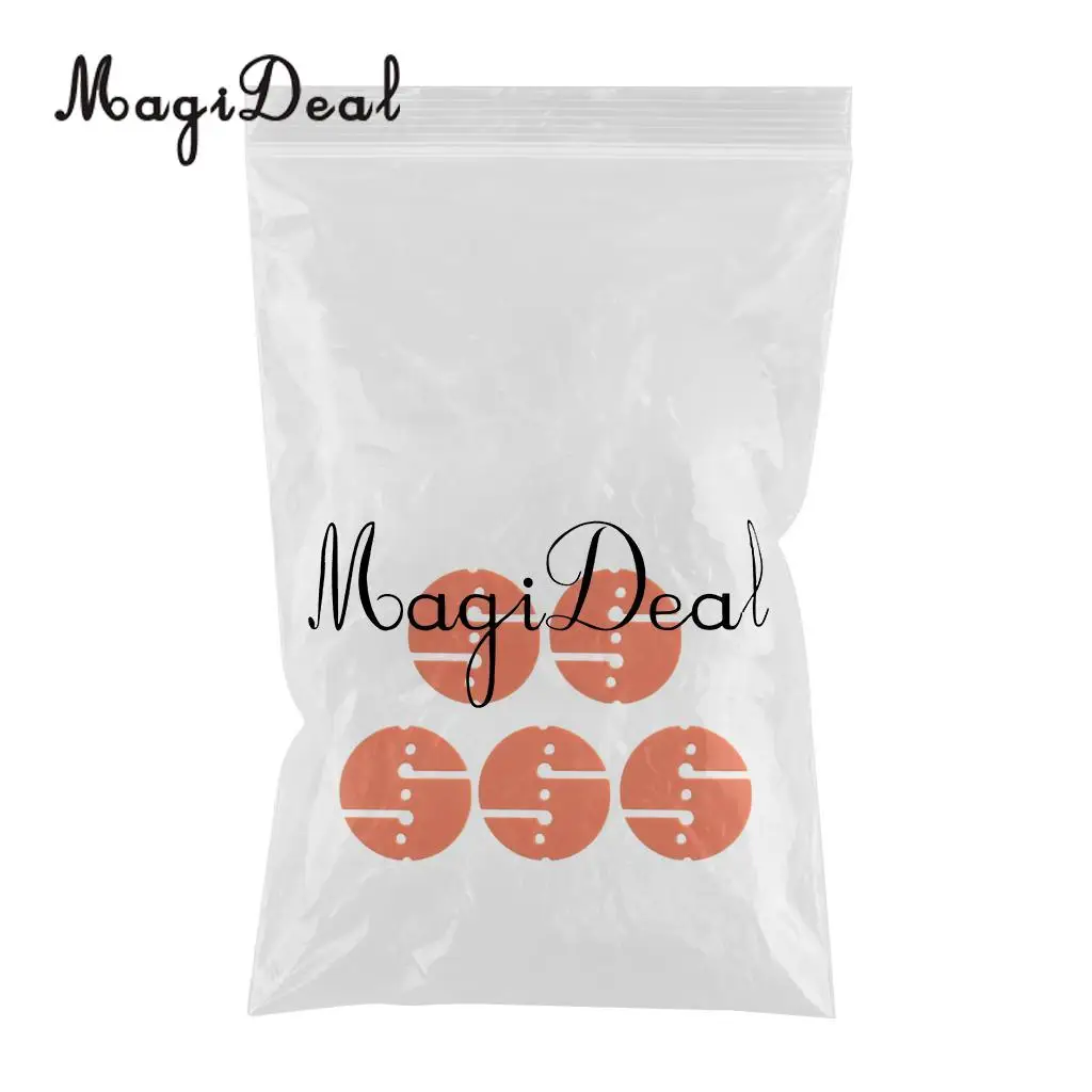 MagiDeal 5 Pieces Round Dive Line Arrow Marker for Scuba Cave and Wreck Diving Orange/Yellow/White