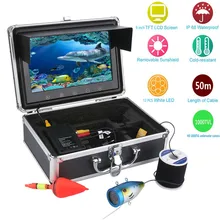 GAMWATER 9 «дюймов HD 1000tvl подводная рыболовная видеокамера комплект светодио дный светодиодные инфракрасные лампы огни Видео рыболокаторы 15 м 20 м 30 м 50 м