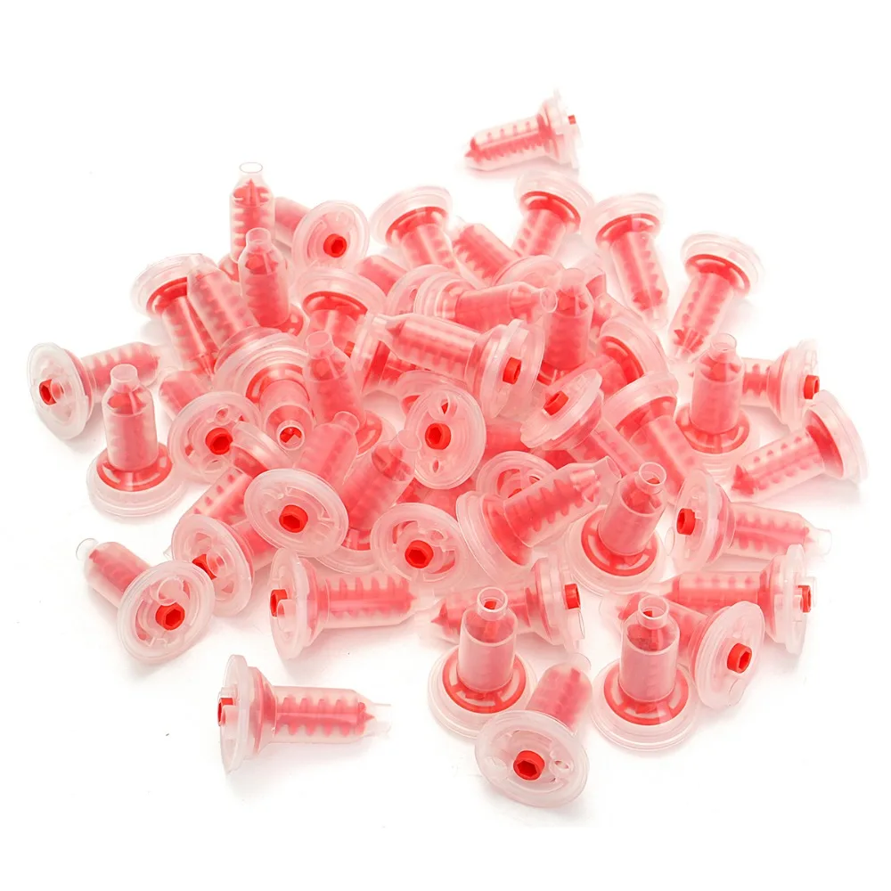 50pcs/pack Dentist Dental Dynamic Impressions Mixing Tips Silicon Rubber Head Fit For/3M ESPE