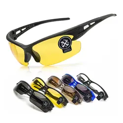 Новые велосипедные очки мужские ночного видения велосипедные солнцезащитные очки УФ-Защита Велоспорт Рыбалка езда очки велосипедные очки