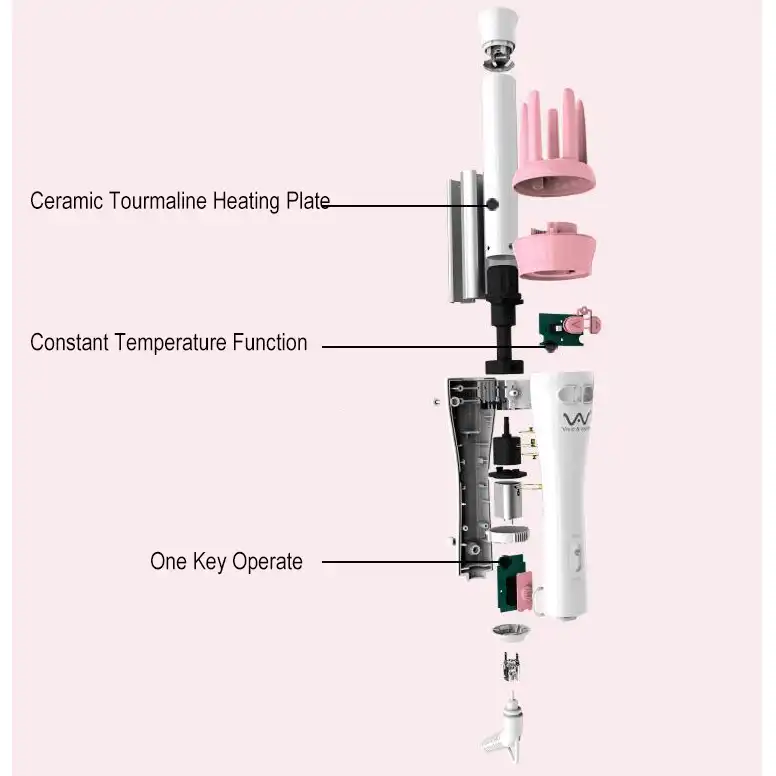 vav tourmaline ceramic automatic hair curler