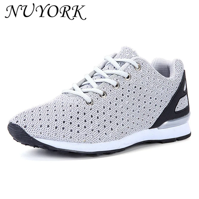 New listing hot sales Summer breathable running shoes men net sports