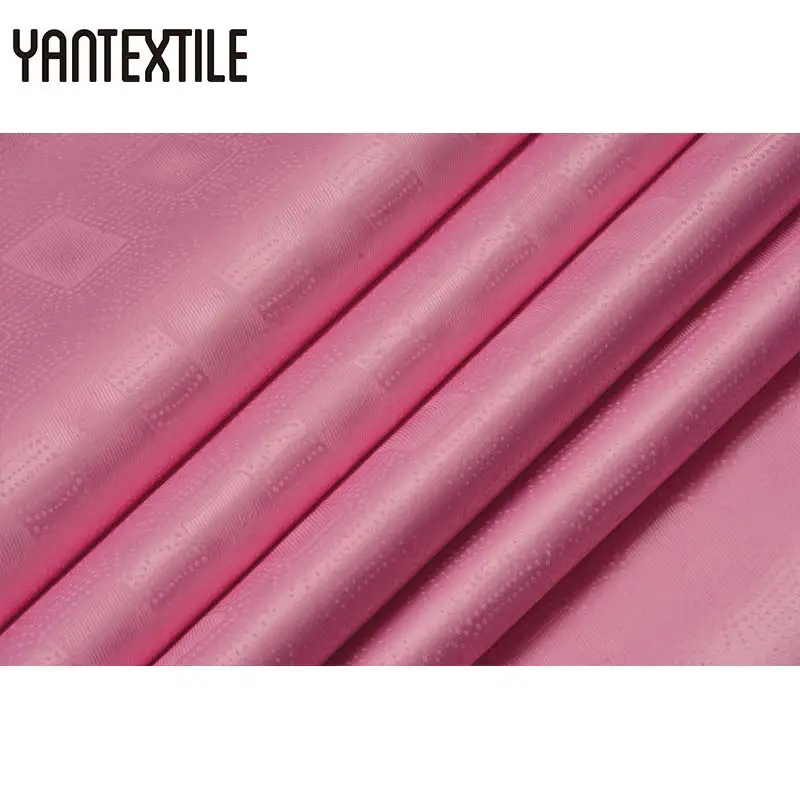 

YANTEXTILE New Nigerian Bazin Fabrics Guinea Brocade Shining Quality African Fabric 10 Yards/Piece Wholesale Tissu Wedding Dress
