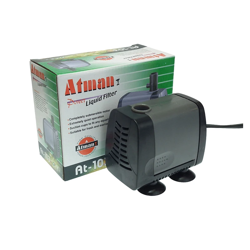 1300L/h ATMAN Submersible Water Sump Pump Adjustable Liquid Filter for Aquarium Feature Fish Tank Powerhead Oxygen |