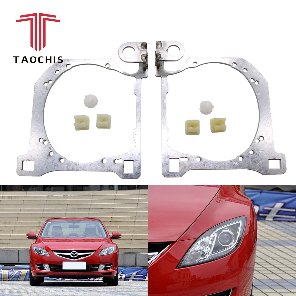 

Taochis Car-Styling frame adapter module DIY Bracket Holder for new Mazda 6 Hella 3 5 Projector lens fasten headlight