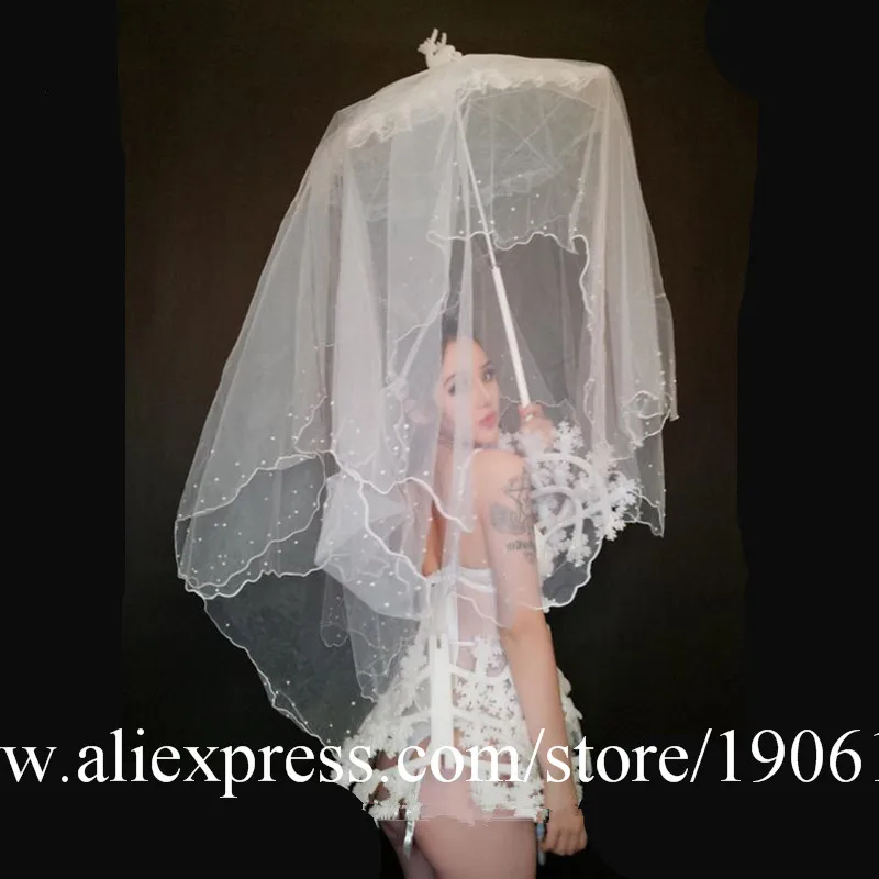 Mysterious snowflake theme ds singer show gogo hundred dj bar nightclub costumes07