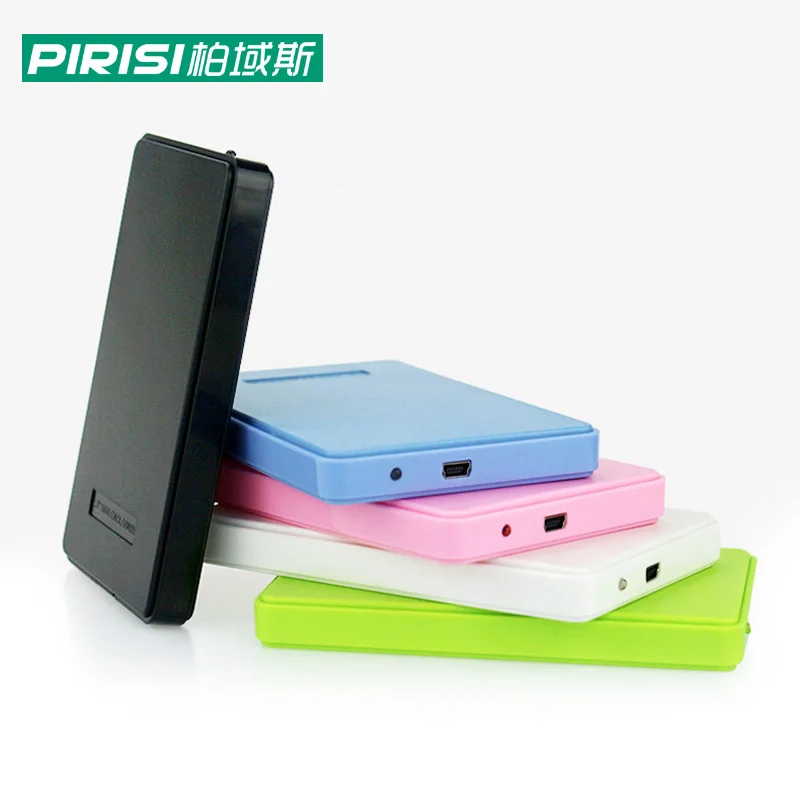 Beste Nieuwe Stijl 2.5 #039; #039;PIRISI HDD Slim Kleurrijke Externe hard drive 160 GB 320 GB 500 GB Opslag Disk USB2.0 groothandel en retail Verkoop