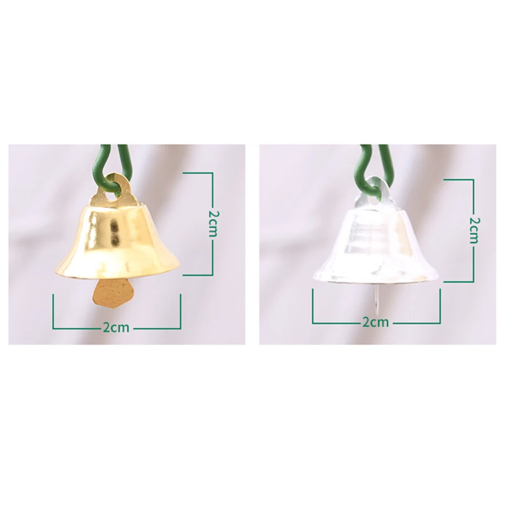 10 шт DIY Рождественская елка колокольчики металлические колокольчики маленький колокольчик ювелирные украшения подвески для рождественских украшений