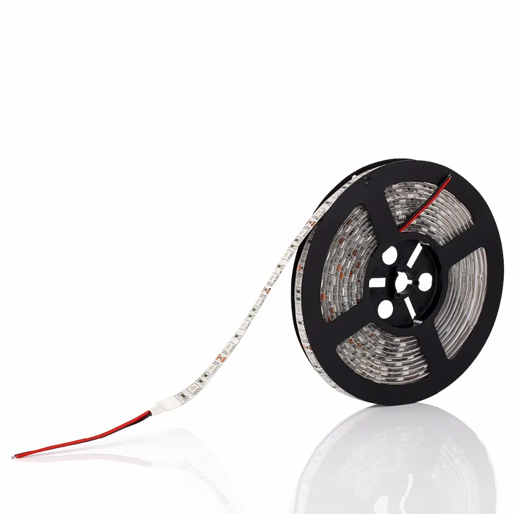Blue LED Strip Light DC 12V 5M 5050 SMD 60LEDs/m Waterproof Flexible Lamp Band Ribbon Tape LED Light Strip for Home Decoration