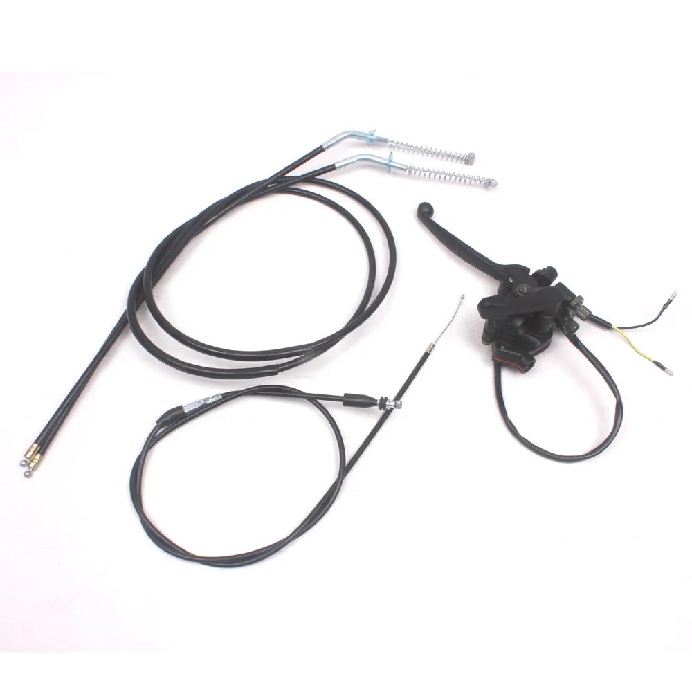 10pcs Wholesale 150 200cc ATV Quad Thumb Throttle Assy + Dual Brake