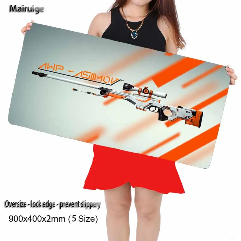 

2017 Hot Csgo Game Sniper Fire Weapon Design To Prevent Sliding Lock on The Edge Size Mouse Mat Computer Player Table Mat